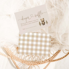 Wir können kaum auf das Windeln von Waldbärenbären Begleitkarte