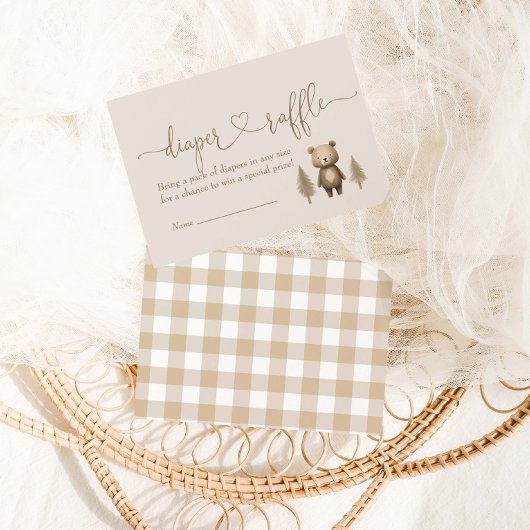 Wir können kaum auf das Windeln von Waldbärenbären Begleitkarte