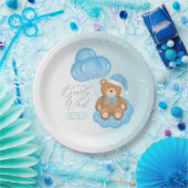 Wir können kaum eine schlafende Bärenballon Babydu Pappteller (Party)