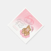 Wir können kaum eine schlafende Bärenballon Babydu Serviette (Ecke)