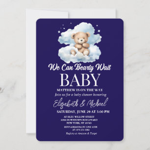Wir können kaum erwarten, Thema-Baby-Shower-Einlad Einladung