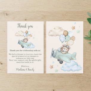 Wir können kaum warten Aviator-Teddybär Danke