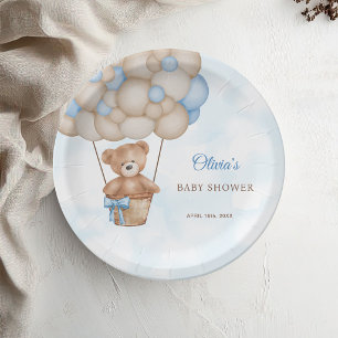 Wir Können Kaum Warten Baby Shower Pappteller