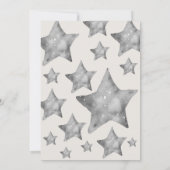 "Wir können kaum warten" Einladung der Baby-Dusche (Rückseite)