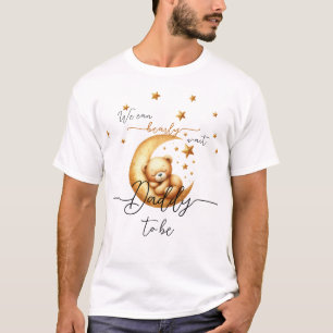 Wir können kaum warten Süßer Babybär werdender Pap T-Shirt