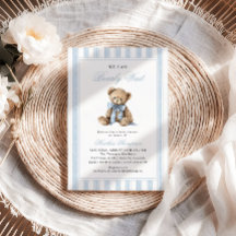 Wir können kaum warten Teddy Bär Baby Shower
