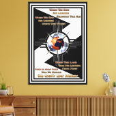 Wir können kein Geld essen! Canvas Print Leinwanddruck (Insitu (Wohnzimmer))