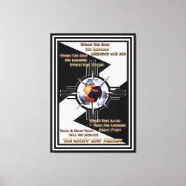 Wir können kein Geld essen! Canvas Print Leinwanddruck