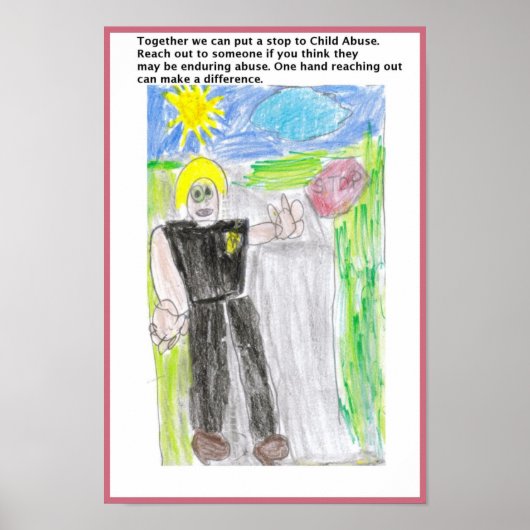 Wir können Kindermissbrauchs-Poster stoppen Poster (Vorne)