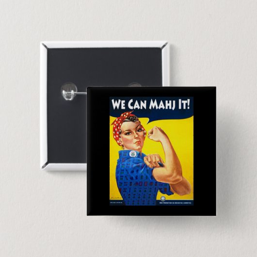 WIR KÖNNEN MAHJ ES! BUTTON (Vorne & Hinten)