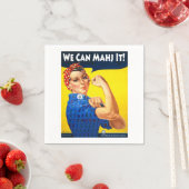 Wir können Mahj es Napkins Serviette (Beispiel)