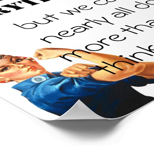 Wir können mehr tun, als wir glauben! poster (Ecke)