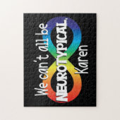 Wir können nicht alle Neurotypischer Karen Funny M Puzzle (Vertikal)