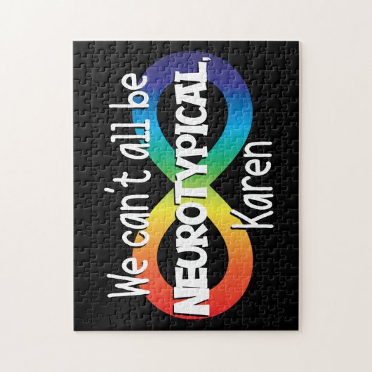 Wir können nicht alle Neurotypischer Karen Funny M Puzzle (Vertikal)