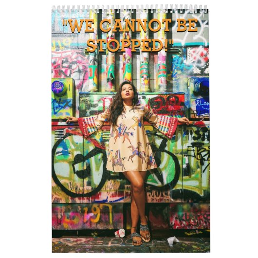 "WIR KÖNNEN NICHT AUFGEHALTEN WERDEN!" - Modekalen Kalender (Titelbild)