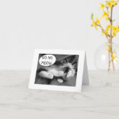 WIR KÖNNEN NICHT DAS ALTER SEIN, DAS WIR ALS ZWEI KARTE (Gelbe Blume)