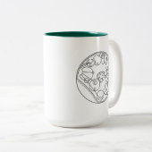 Wir können nicht Ibuprofen - Circular Gallifreyan Zweifarbige Tasse (VorderseiteRechts)