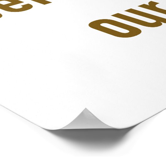 Wir können nicht nur für uns selbst leben - Unity- Poster (Ecke)