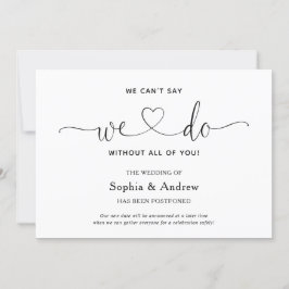 Wir können nicht sagen, dass wir die verspätete An Einladung