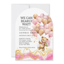 Wir können schon Abstrakt auf Rosa und Gold warten