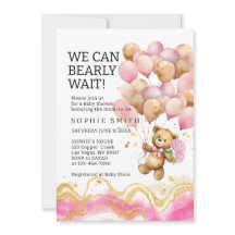 Wir können schon Abstrakt auf Rosa und Gold warten