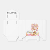 Wir können schon Abstrakt auf Rosa und Gold warten Geschenkschachtel (Ungefaltet)