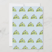 Wir können schon frühzeitig auf Blue Camp abwarten Einladung (Rückseite)