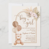 Wir können schon frühzeitig auf eine geschlechtsne einladung (Vorderseite)