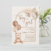 Wir können schon frühzeitig auf eine geschlechtsne einladung (Stehend Vorderseite)