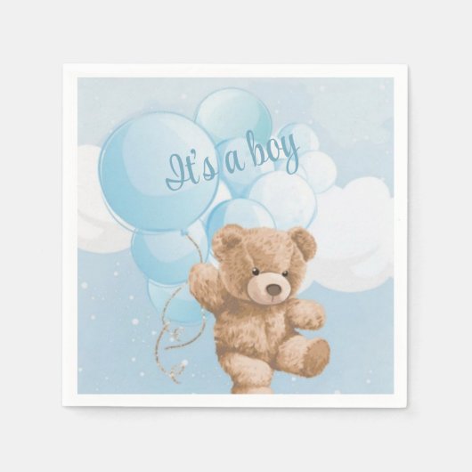 Wir können schon frühzeitig Napkins warten Serviette (Vorderseite)