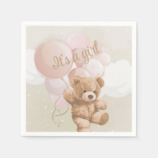 Wir können schon frühzeitig Napkins warten Serviette (Vorderseite)