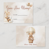 Wir können schon frühzeitig warten, wie viele Baby Begleitkarte (Vorne/Hinten)