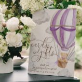 Wir können schon Lilac Bärenkarten und Geschenke w Poster