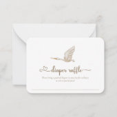 Wir können schon mal eine Windeldrehkarte abwarten Mitteilungskarte (Vorderseite)