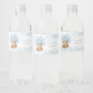 Wir können schon mal einen Heißluftballon abwarten Wasserflaschenetikett