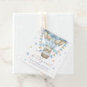 Wir können schon mal zwei Jungen Pop warten, wenn Geschenkanhänger (Beispiel)