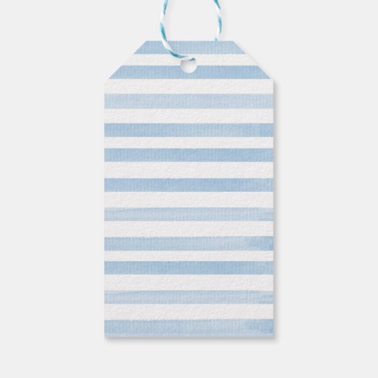 Wir können schon mal zwei Jungs abwarten Geschenkanhänger (Rückseite)