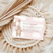 Wir können schon warten | Hellrosa Bücher für Baby Begleitkarte