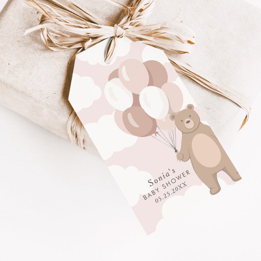 Wir können schon warten | Light Pink Girl's Gefall Geschenkanhänger