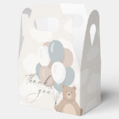 Wir können schon warten | Neutrale Blaujunge Geschenkschachtel (Geöffnet)