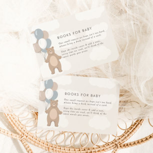 Wir können schon warten Neutrale Bücher für Baby Begleitkarte