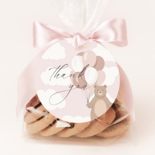 Wir können schon warten | Pink Baby Girl Geschenkanhänger