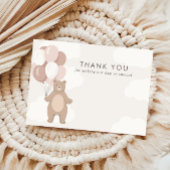 Wir können schon warten | Pink Girls Dankeskarte