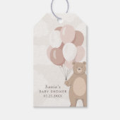 Wir können schon warten | Pink Girl's Gefallen Geschenkanhänger (Vorderseite)