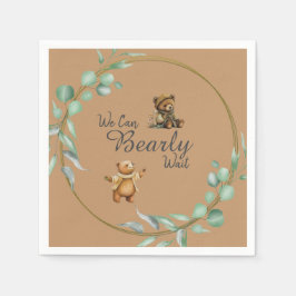 WIR KÖNNEN SCHON WARTEN! SERVIETTE