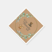 WIR KÖNNEN SCHON WARTEN! SERVIETTE (Ecke)