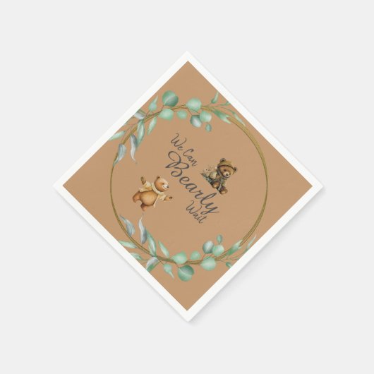 WIR KÖNNEN SCHON WARTEN! SERVIETTE (Ecke)