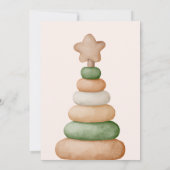 Wir können Teddy Bear Baby Dusche frühzeitig abwar Einladung (Rückseite)