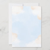 Wir können Teddy Bear Boy Baby Shooter schon warte Einladung (Rückseite)