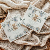 Wir können Teddy Bear Sage Green warten Serviette